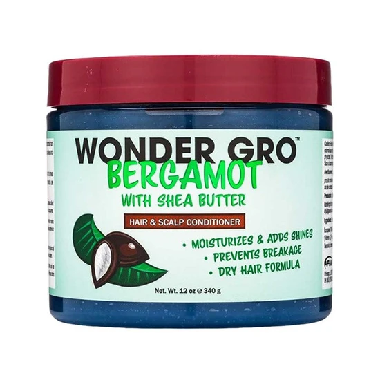 Wonder Gro Bergamot With Shea Butter Hair & Scalp Conditioner 340G