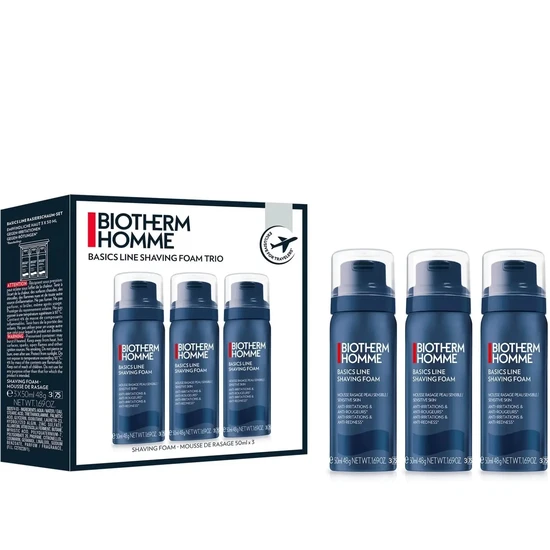 Biotherm Homme Gift Set Sensitive Shaving Foam