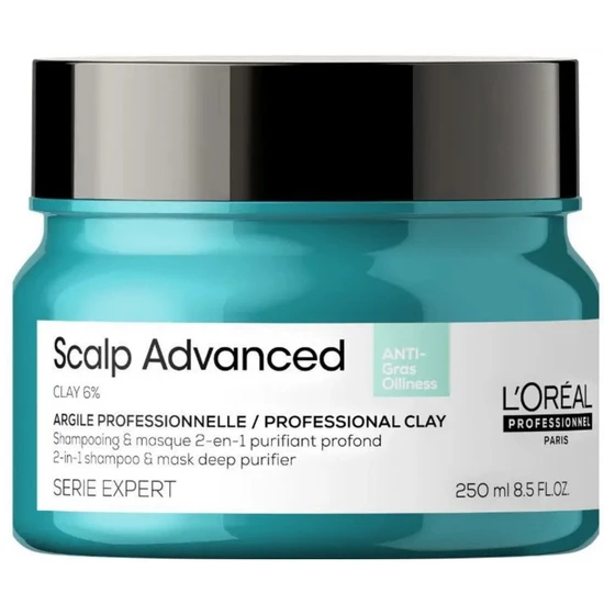 L'Oréal Professionnel Serie Expert Scalp Advanced Anti-Oiliness 2-in-1 Deep Purifier Clay Hair Mask