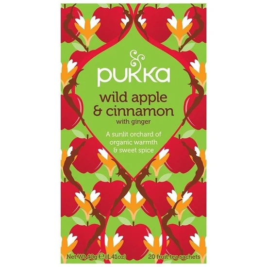 Pukka Wild Apple & Cinnamon Tea Bags