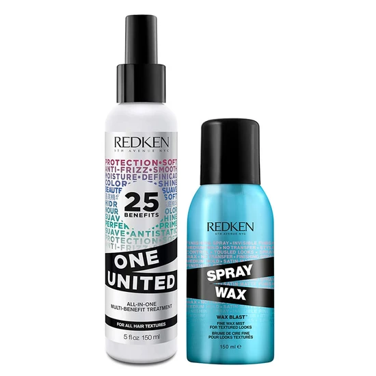Redken One United Multi-Benefit Treatment & Spray Wax 10 Duo