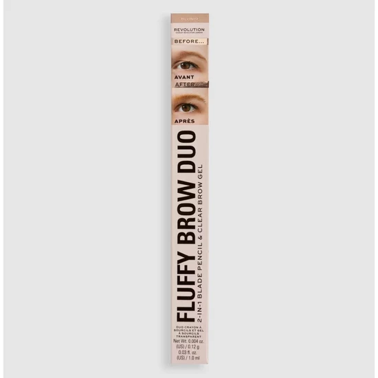 Revolution Fluffy Brow Duo