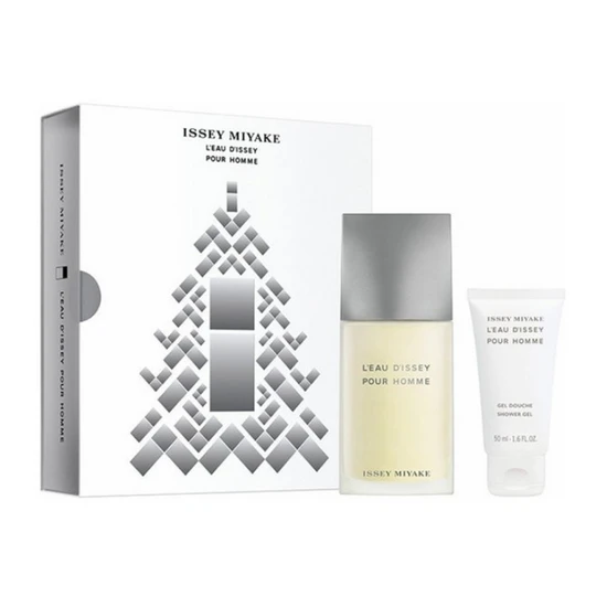 Issey Miyake L'eau Pour Homme Men's Gift Set 75ML Eau De Toilette + 50ML Shower Gel