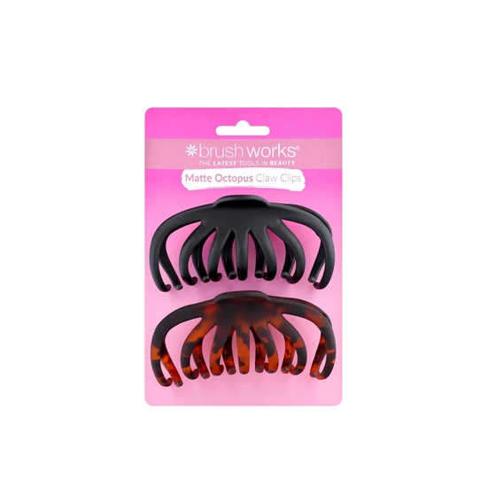 Brushworks Matte Octopus Claw Clips