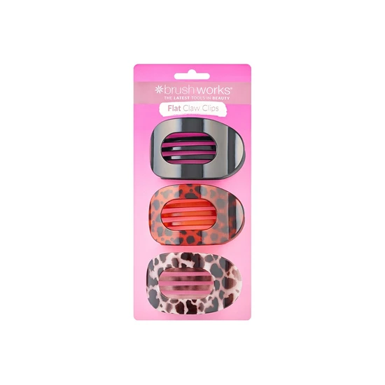 Brushworks Flat Claw Clips X3