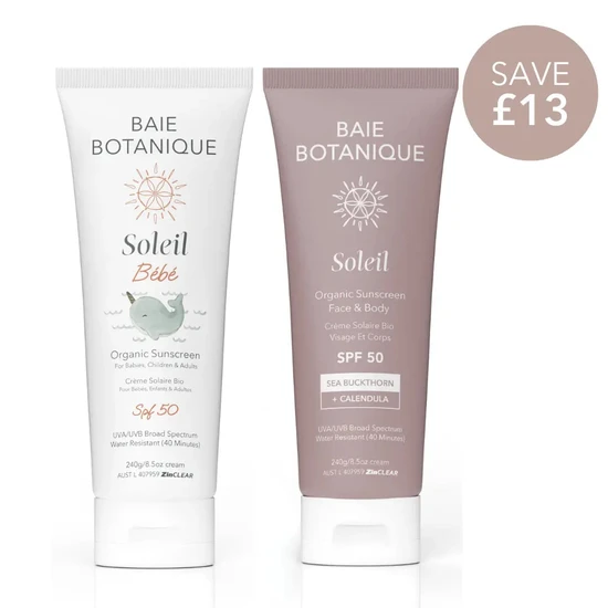 Baie Botanique Family Sun Essentials Set