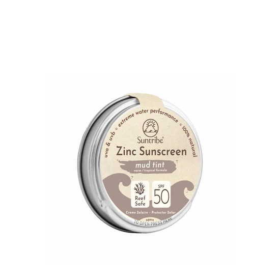 Suntribe Zinc Sunscreen SPF 50 Mud Tint