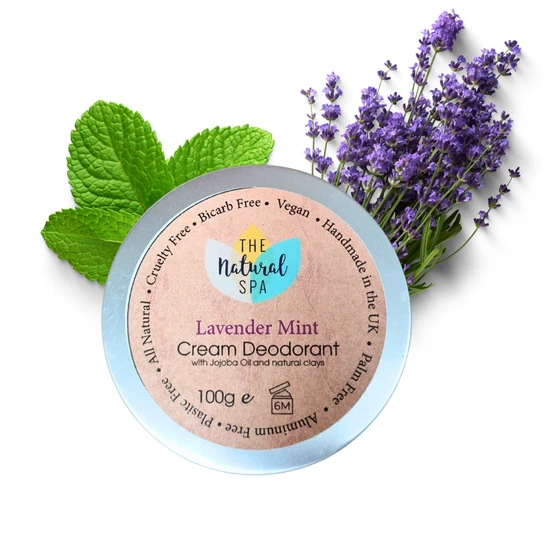 thenaturalspa Lavender Mint Cream Deodorant Balm