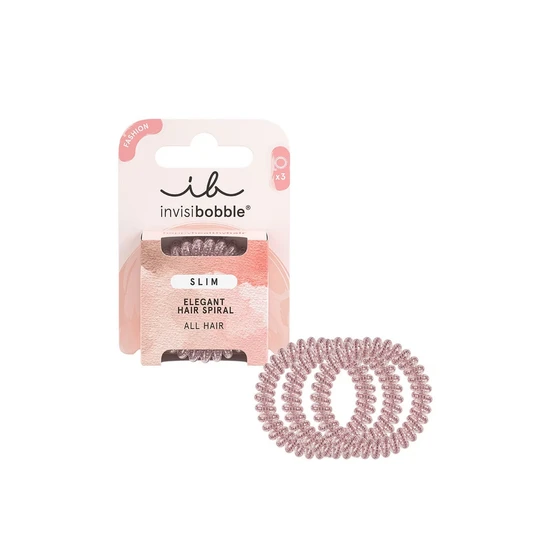 Invisibobble Slim Elegant Hair Spiral Pink Monocle