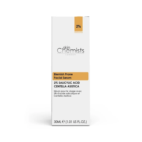 skinChemists Acne Prone Serum Salicylic Acid 2%, Centella Asistica 3%