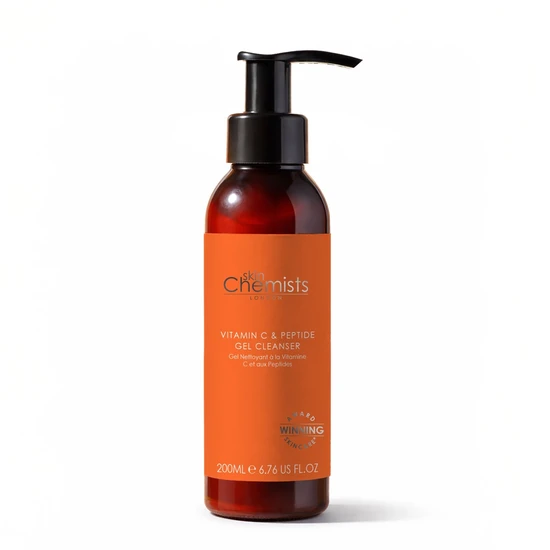 skinChemists Vitamin C & Peptide Anti-Ageing Gel Cleanser