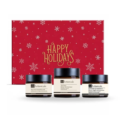 Dr Botanicals Anti-Ageing La Rose Francaise Evening Skin Care Women's Deluxe Gift Set
