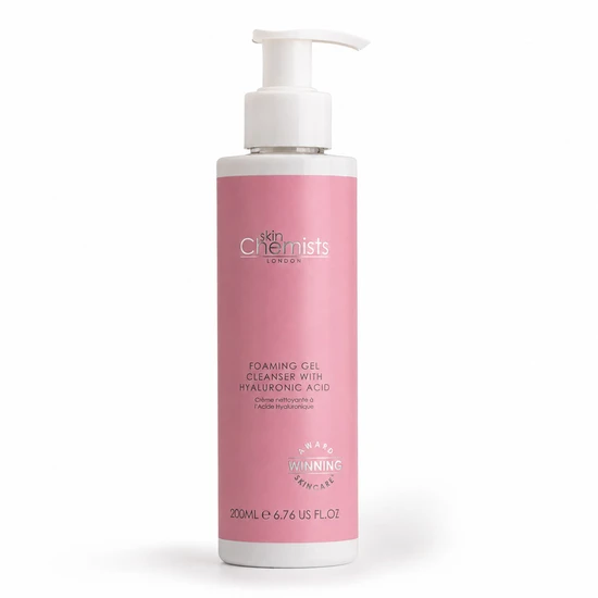 skinChemists Advanced Foaming Gel Cleanser With Hyaluronic Acid