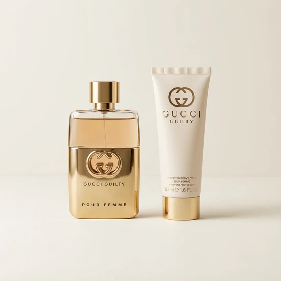 Gucci Guilty Pour Femme Gift Set: Eau De Parfum 50ml Body Lotion 50ml