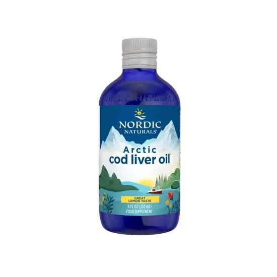 Nordic Naturals Arctic Cod Liver Oil 1060mg Lemon