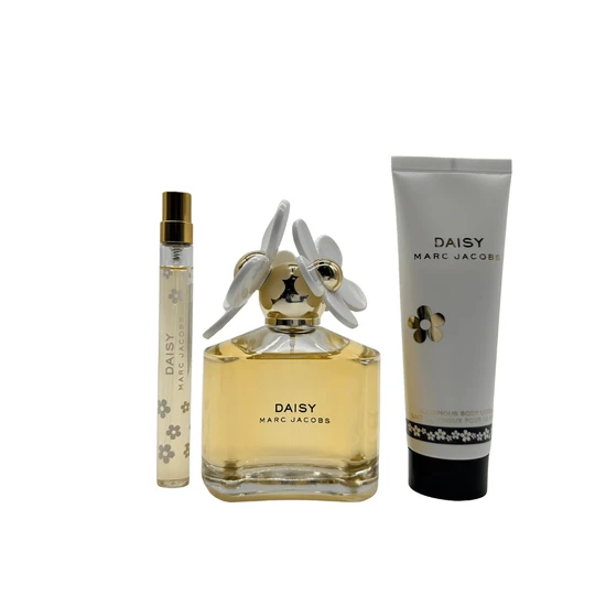 Marc Jacobs Daisy Eau De Toilette 100ml, 10ml + Body Lotion 75ml Gift Set