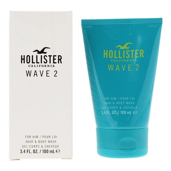 Hollister Wave 2 For Him Hair & Body Wash