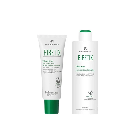 Biretix Anti-Blemish Tri-Active Gel + Cleanser Routine