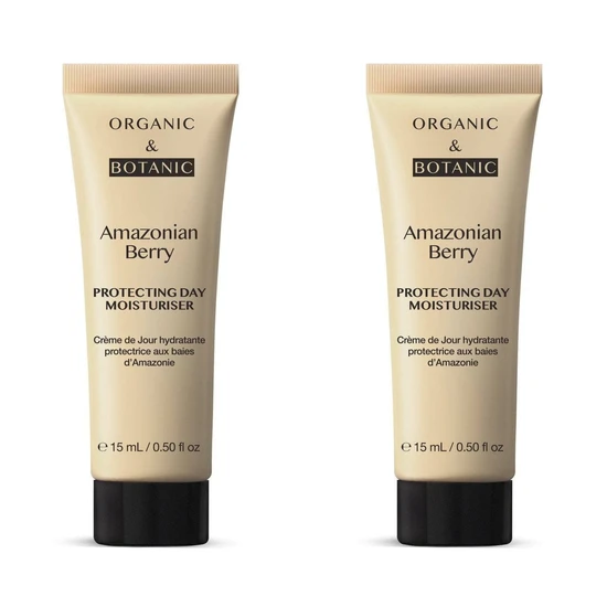 Organic & Botanic Anti-Ageing Amazonian Berry Day Moisturiser 15Ml X 2