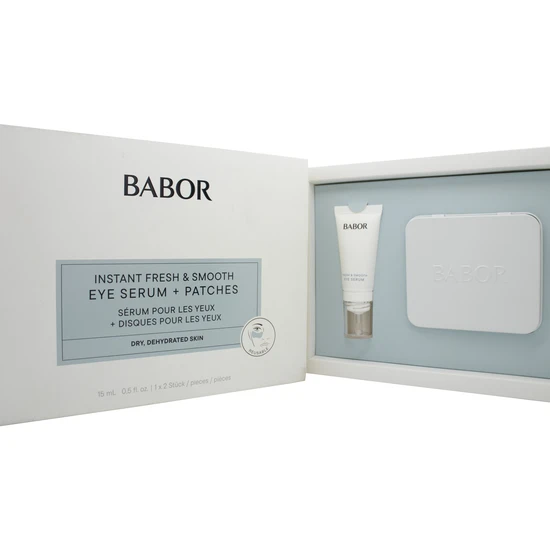 BABOR Skinovage Instant Fresh & Smooth Eye Serum + Patches