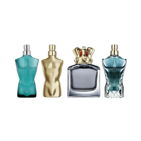 Jean Paul Gaultier Miniatures For Him Gift Set 7ml Le Male Eau De Toilette + 7ml Le Beau Eau De Toilette + 7ml Scandal Pour Homme Eau De Toilette + 7ml Le Male Elixir Eau De Parfum