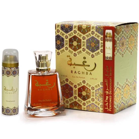 Lattafa Raghba Eau De Parfum Gift Set