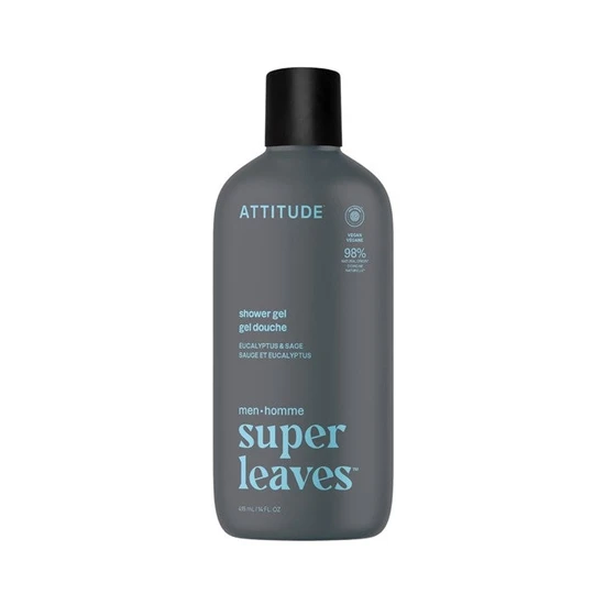 Attitude Super Leaves Men Shower Gel Eucalyptus & Sage