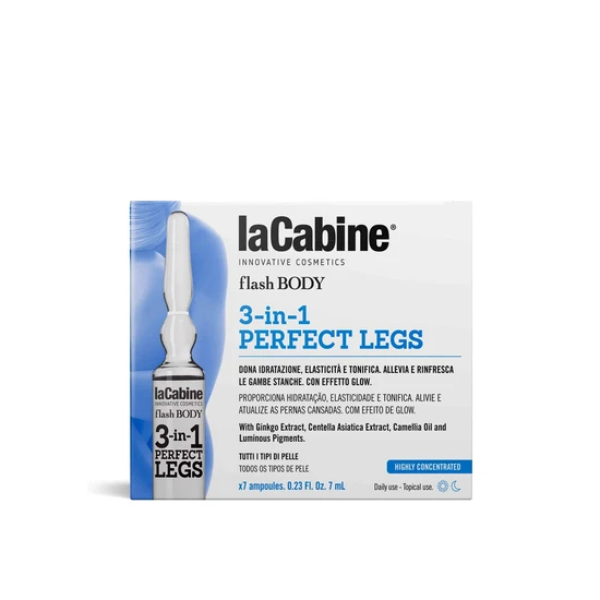 La Cabine Flash Body 3-In-1 Perfect Legs Concentrated Ampoules