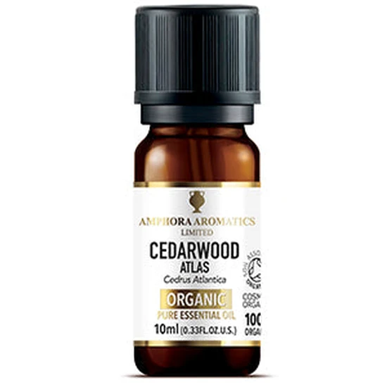 Amphora Aromatics COSMOS Organic Cedarwood Atlas Essential Oil