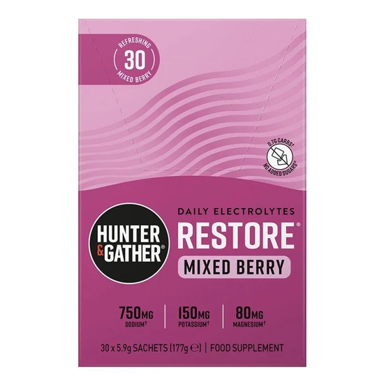 Hunter and Gather Restore Mixed Berries Electrolyte Sachets