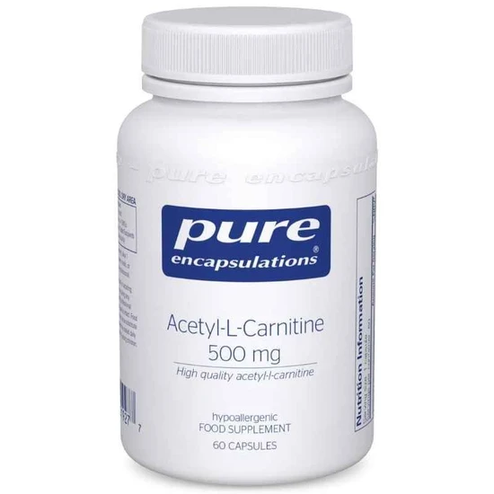 Pure Encapsulations Acetyl-L-Carnitine 500mg Capsules