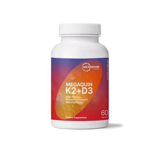 Microbiome Labs Megaquin K2+D3 Capsules