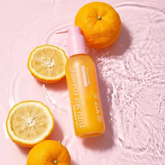 LALARECIPE Yuzu Self Foaming 3-in-1 Cleanser