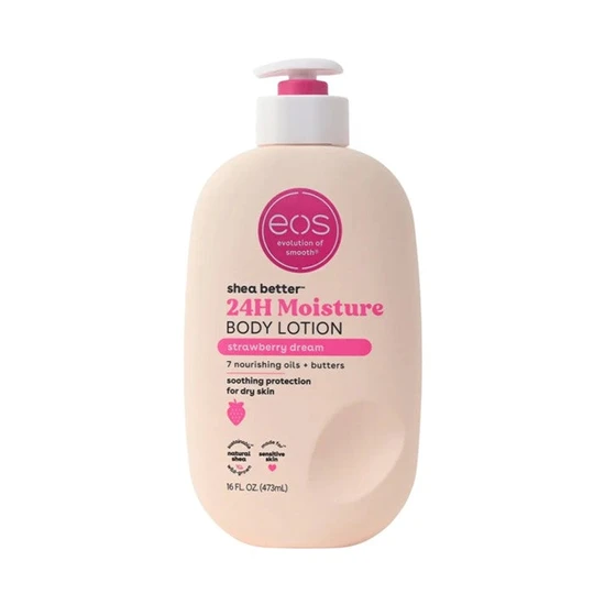 Eos Shea Better 24h Moisture Strawberry Dream Body Lotion
