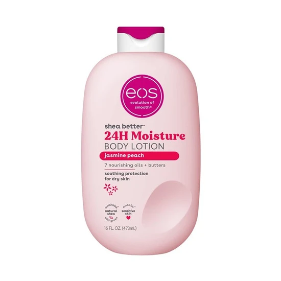 Eos Shea Better 24h Moisture Jasmine Peach Body Lotion