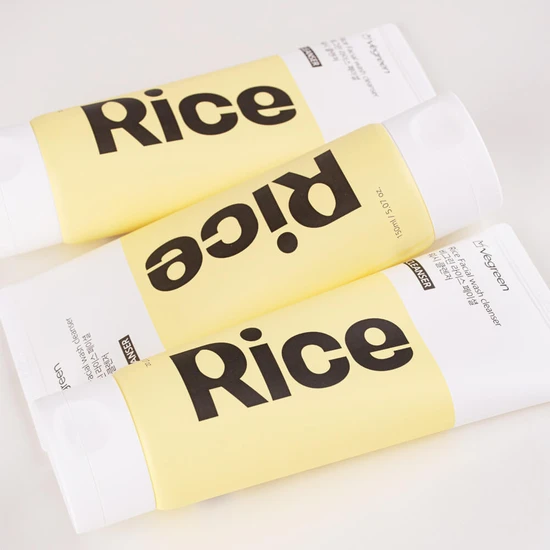 VEGREEN Rice Facial Wash Gel Cleanser