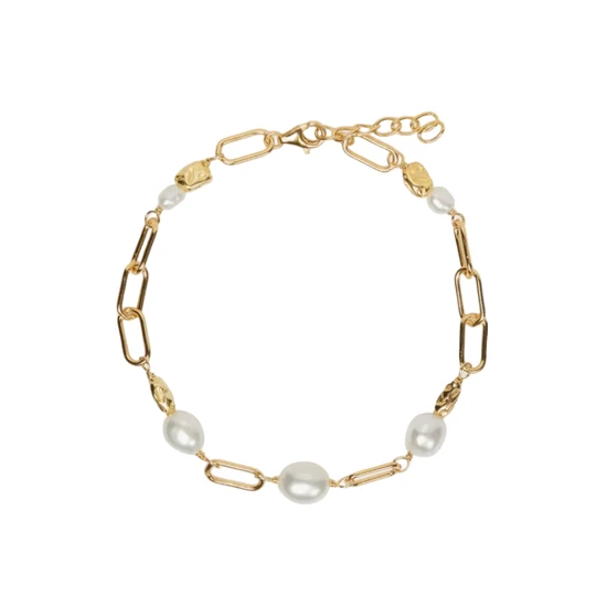 Kyoto Pearl Livia Pearl Bracelet 18ct Gold Plated