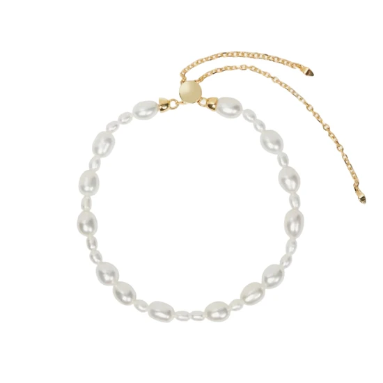 Kyoto Pearl Ansel Pearl Bracelet 18ct Gold Plated