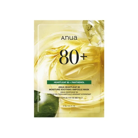 ANUA 80 Moisture Soothing Ampule Mask