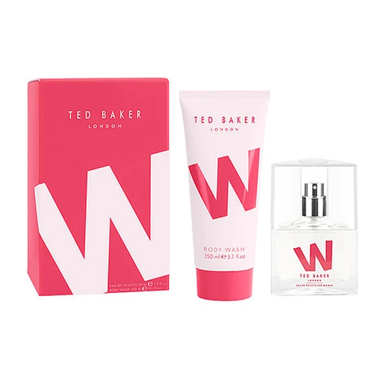Ted Baker W Pink Gift Set 30ml Eau De Toilette + 150ml Shower Gel