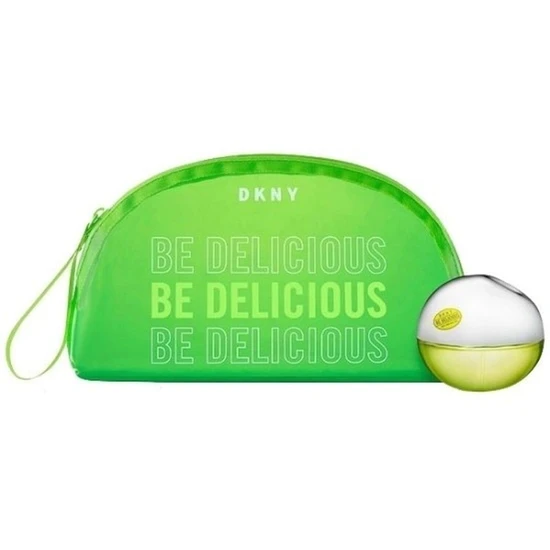 DKNY Be Delicious Gift Set Eau De Parfum + Cosmetic Bag