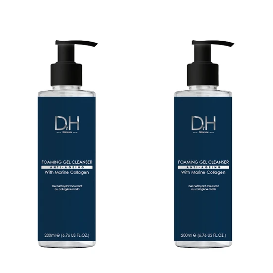 Dr H Foaming Gel Cleanser With Marine Collagen 120Ml X 2