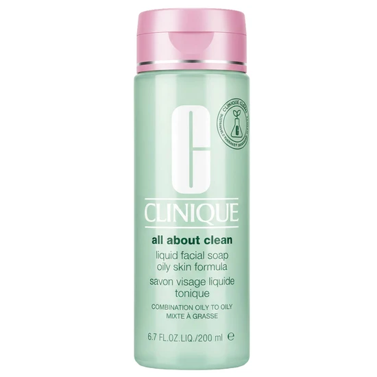 Clinique All About Clean Liquid Facial Soap Combination To Oily Skin