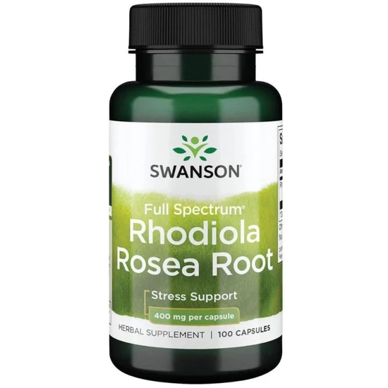 Swanson Rhodiola Rosea Root 400mg Capsules