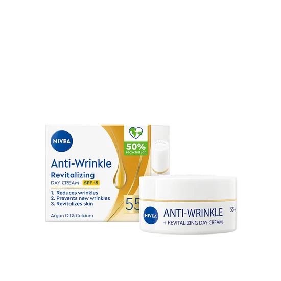 Nivea Anti-Wrinkle Revitalising Day Cream 55+ SPF 15
