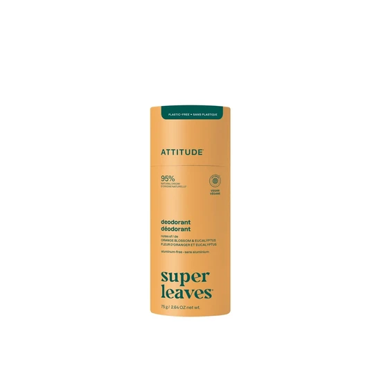 Attitude Super Leaves Deodorant Plastic-Free Orange Blossom & Eucalyptus
