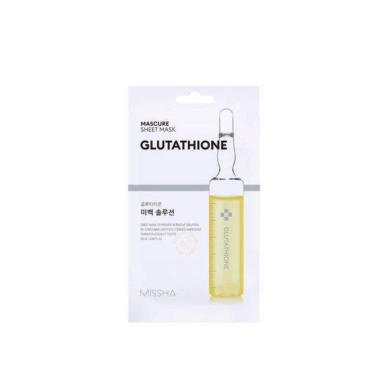 MISSHA Mascure Whitening Solution Glutathione Sheet Mask