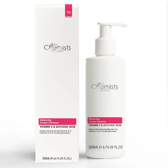 skinChemists Balancing Vitamin C & Glycolic Acid Cream Cleanser