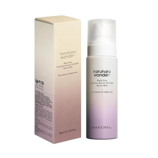 Haruharu Wonder Black Rice Probiotics Barrier 2% NAD+ Serum Mist