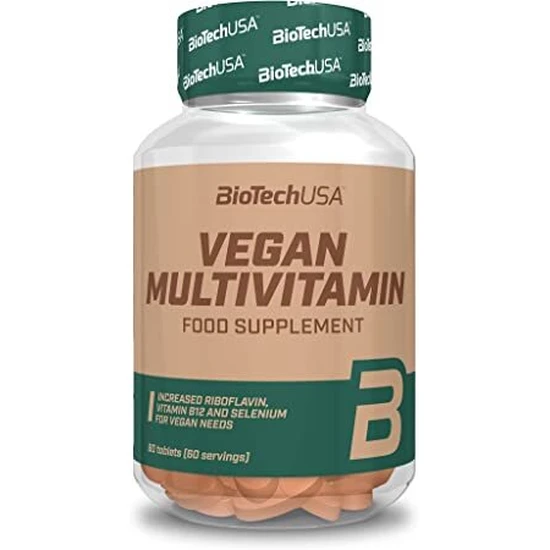 Biotechusa Vegan Multivitamin 60 Tablets